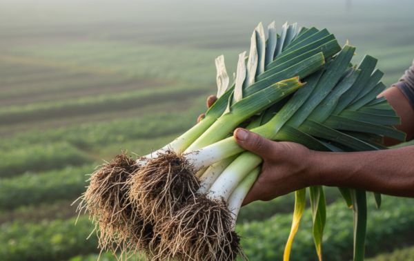 How Highland Farmers Grow Organic Leeks in Nuwara Eliya