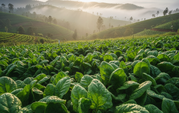 How Sri Lankan Highland Farmers Grow Organic Spinach