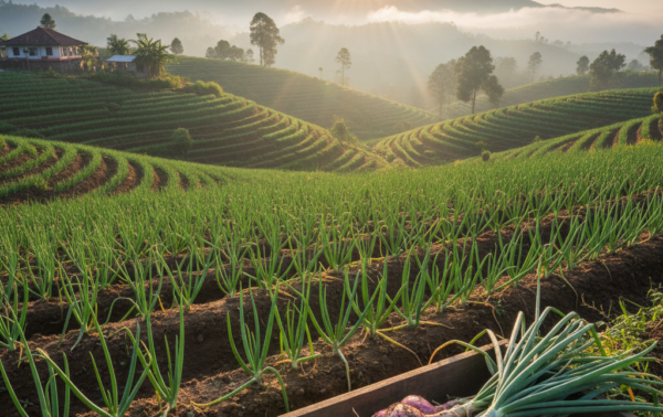 Organic Onion Farming in Nuwara Eliya: High-Altitude Success