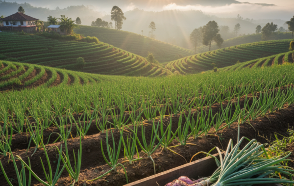 Organic Onion Farming in Nuwara Eliya: High-Altitude Success