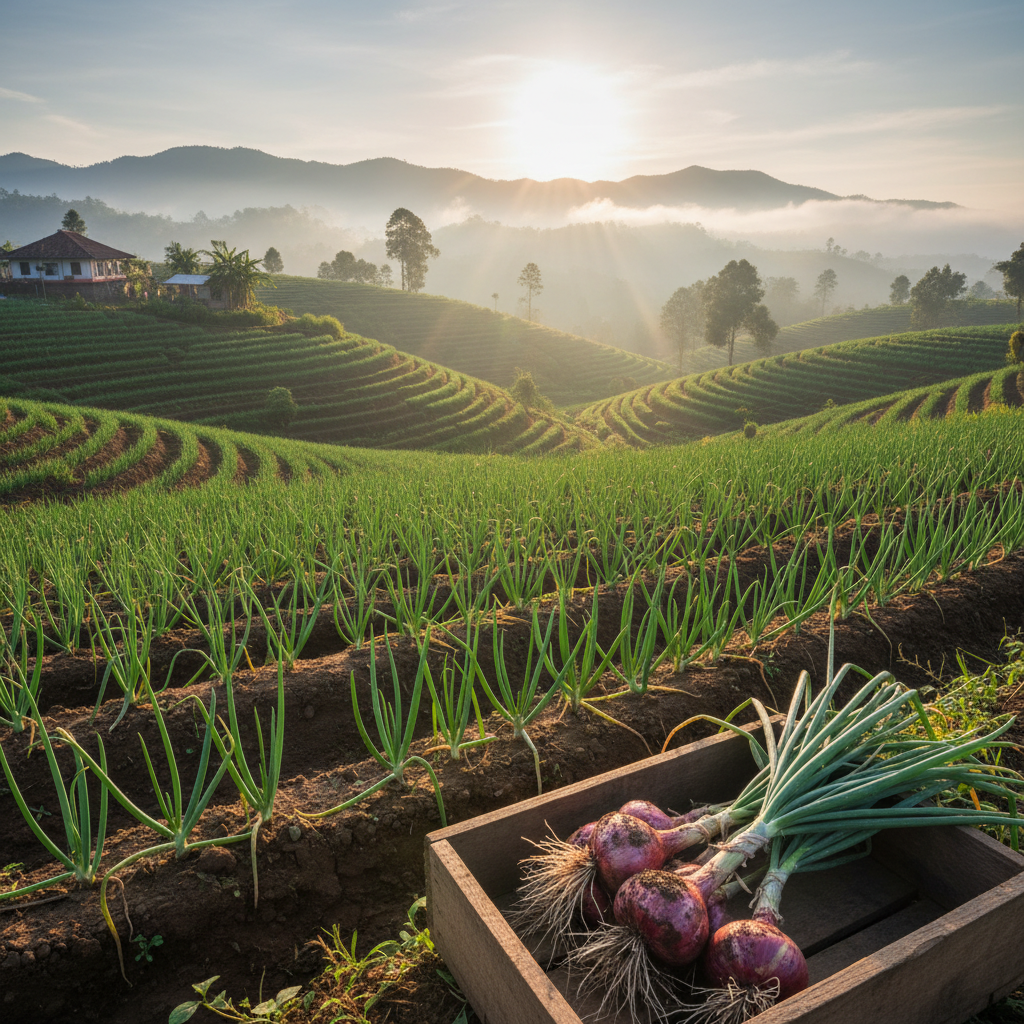 Organic Onion Farming in Nuwara Eliya: High-Altitude Success