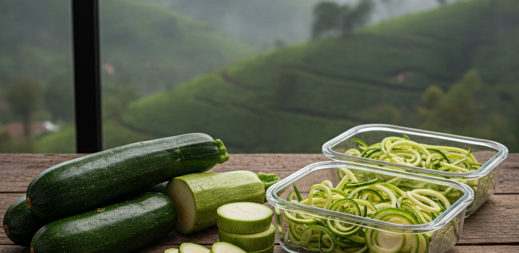 Meal Prep Ideas with Fresh Zucchini from Nuwara Eliya