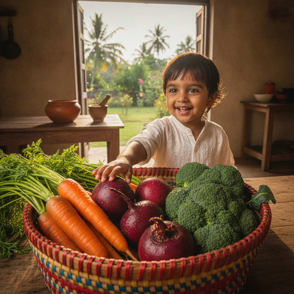 Teaching Kids to Love Vegetables: A Sri Lankan Parent's Guide