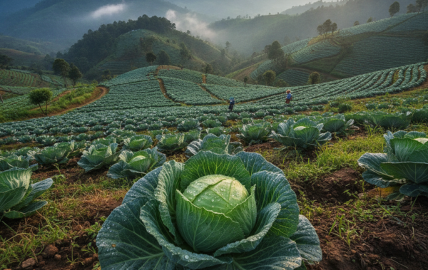 How Sri Lankan Highland Farmers Grow Organic Cabbage