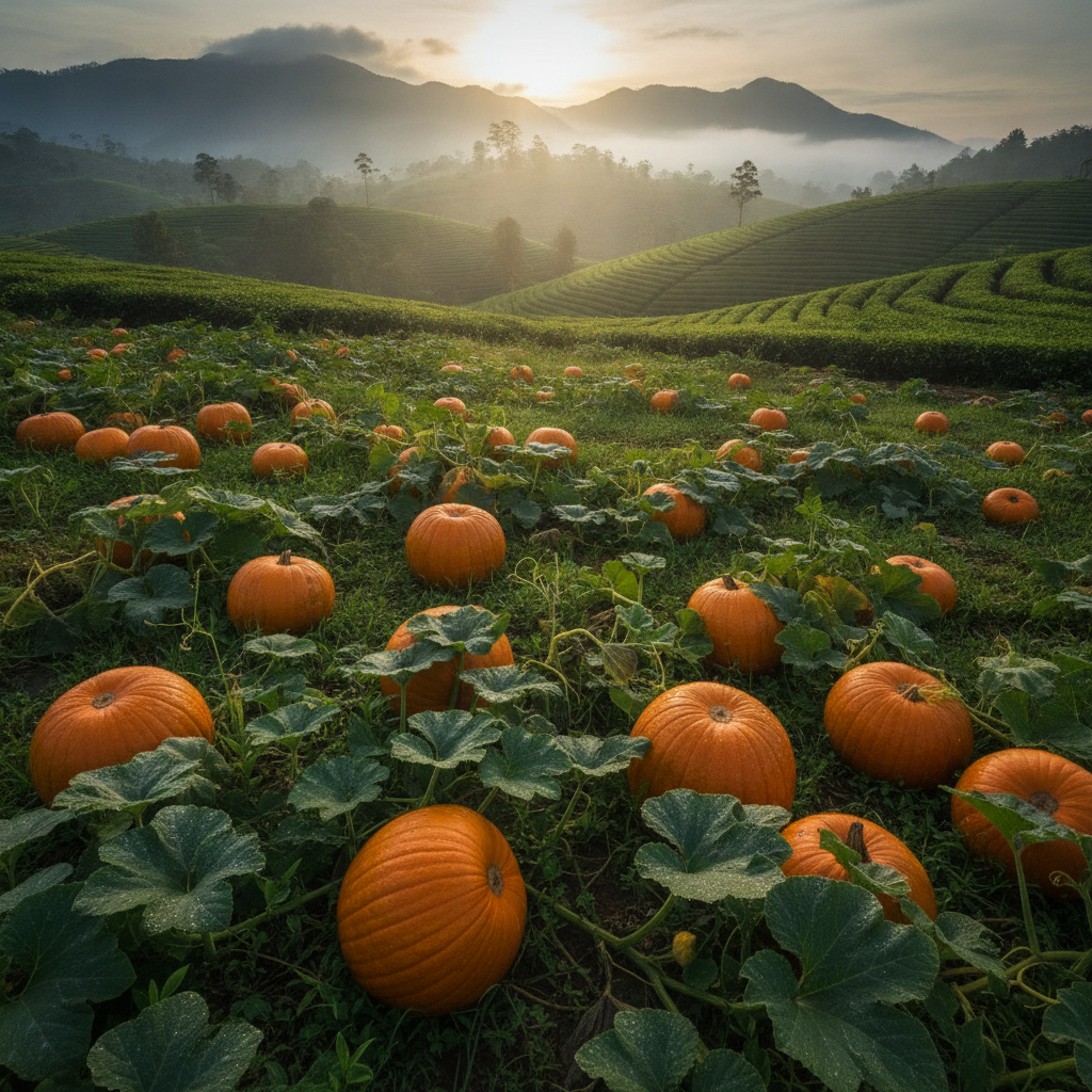 Organic Pumpkin Farming in Nuwara Eliya: A High-Altitude Guide